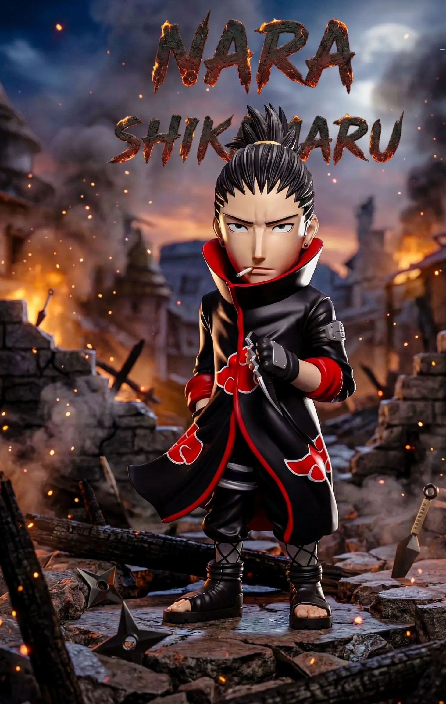 TKF STUDIO - Nara Shikamaru of Naruto Statue 