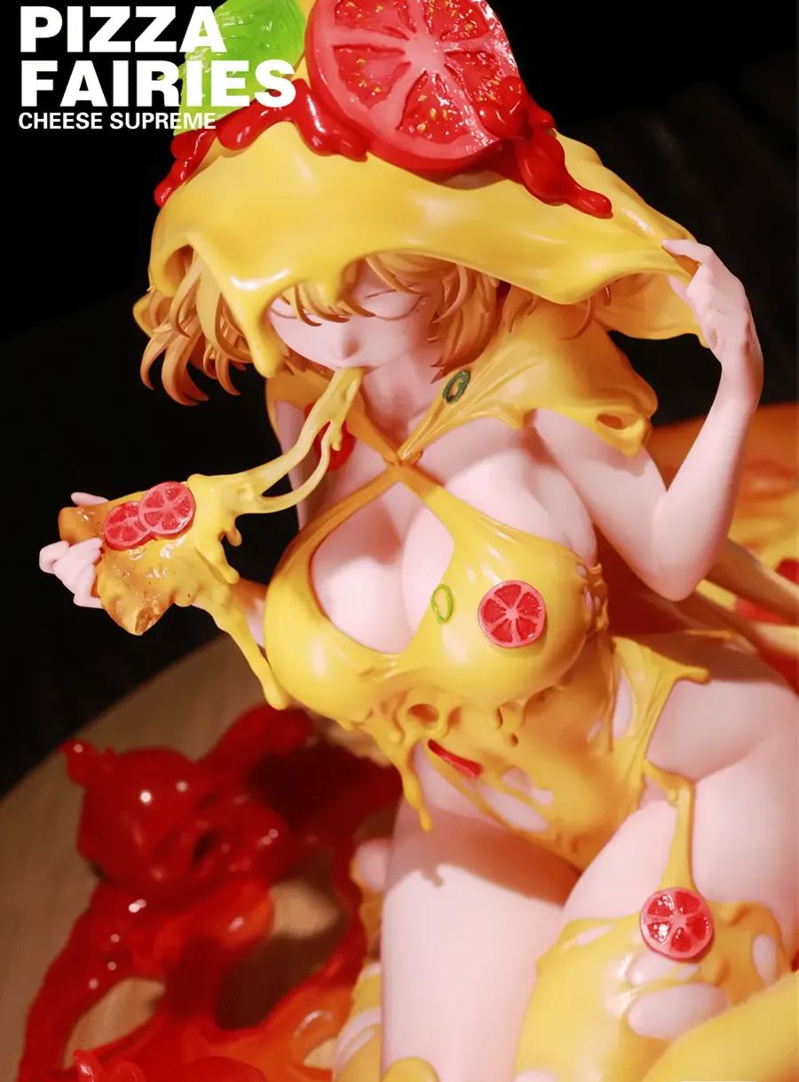 WeArtDoing Studio - Sleeping Beauty Pizza Fairies-Cheese Supreme X Classic Tomato Figure Licensed Statue 