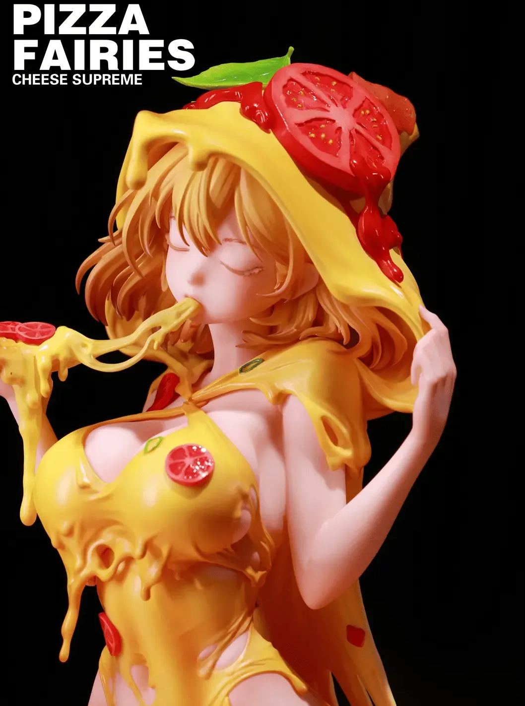 WeArtDoing Studio - Sleeping Beauty Pizza Fairies-Cheese Supreme X Classic Tomato Figure Licensed Statue 