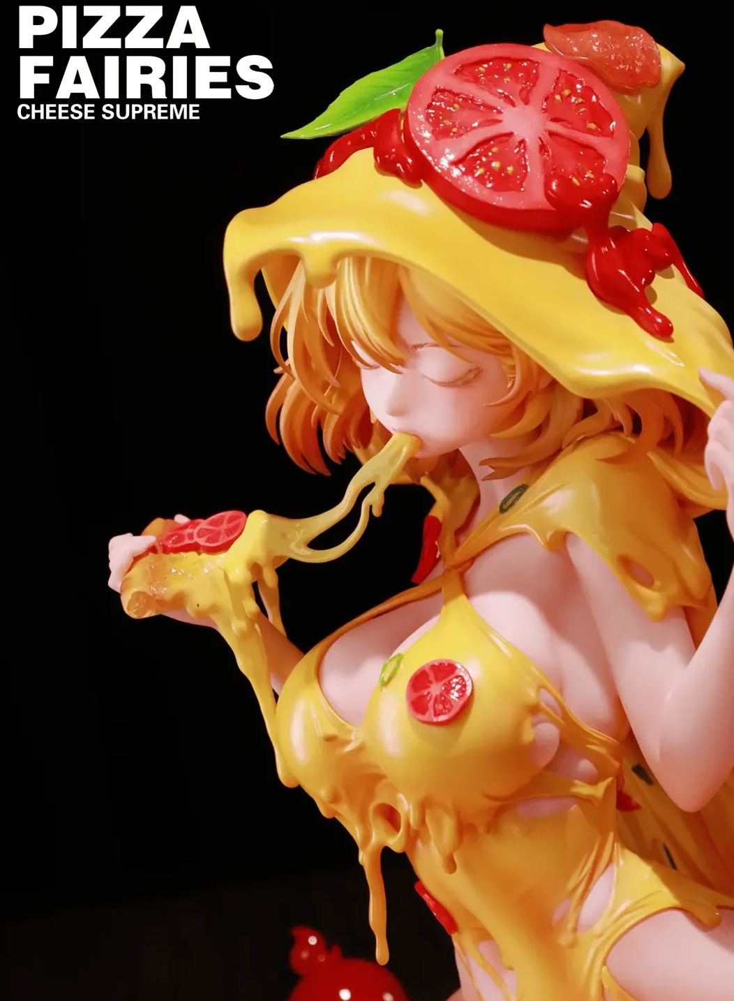 WeArtDoing Studio - Sleeping Beauty Pizza Fairies-Cheese Supreme X Classic Tomato Figure Licensed Statue 
