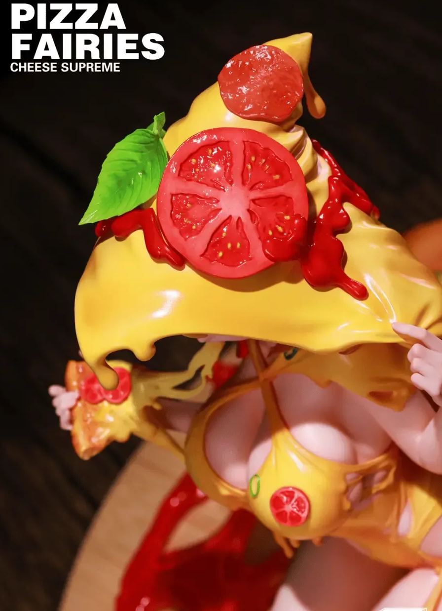 WeArtDoing Studio - Sleeping Beauty Pizza Fairies-Cheese Supreme X Classic Tomato Figure Licensed Statue 