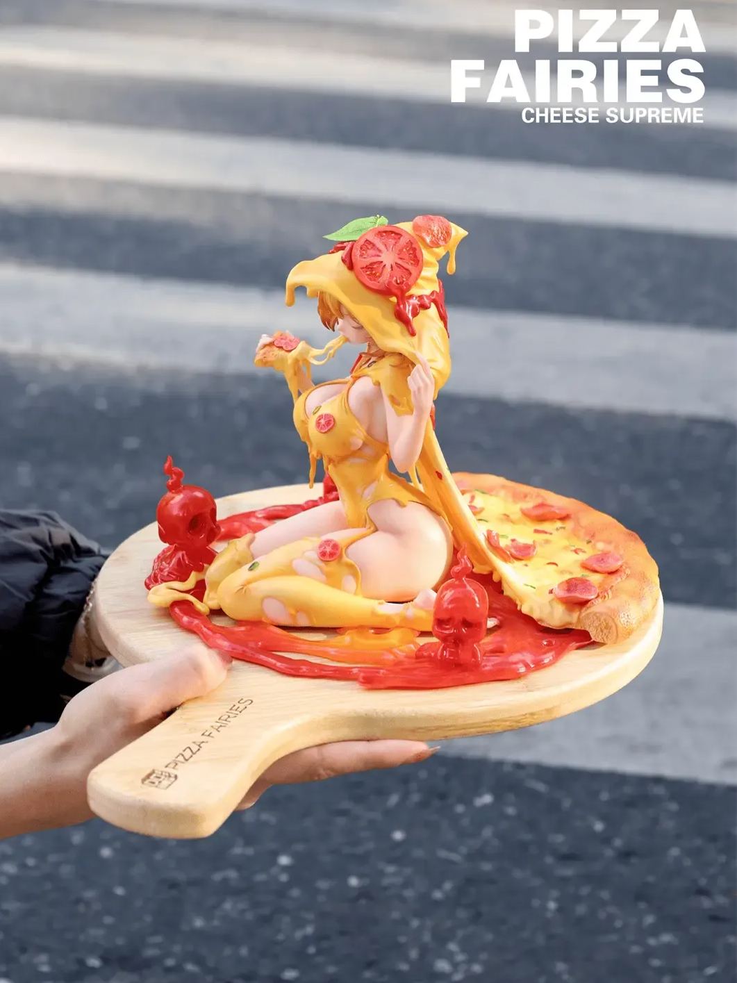 WeArtDoing Studio - Sleeping Beauty Pizza Fairies-Cheese Supreme X Classic Tomato Figure Licensed Statue 