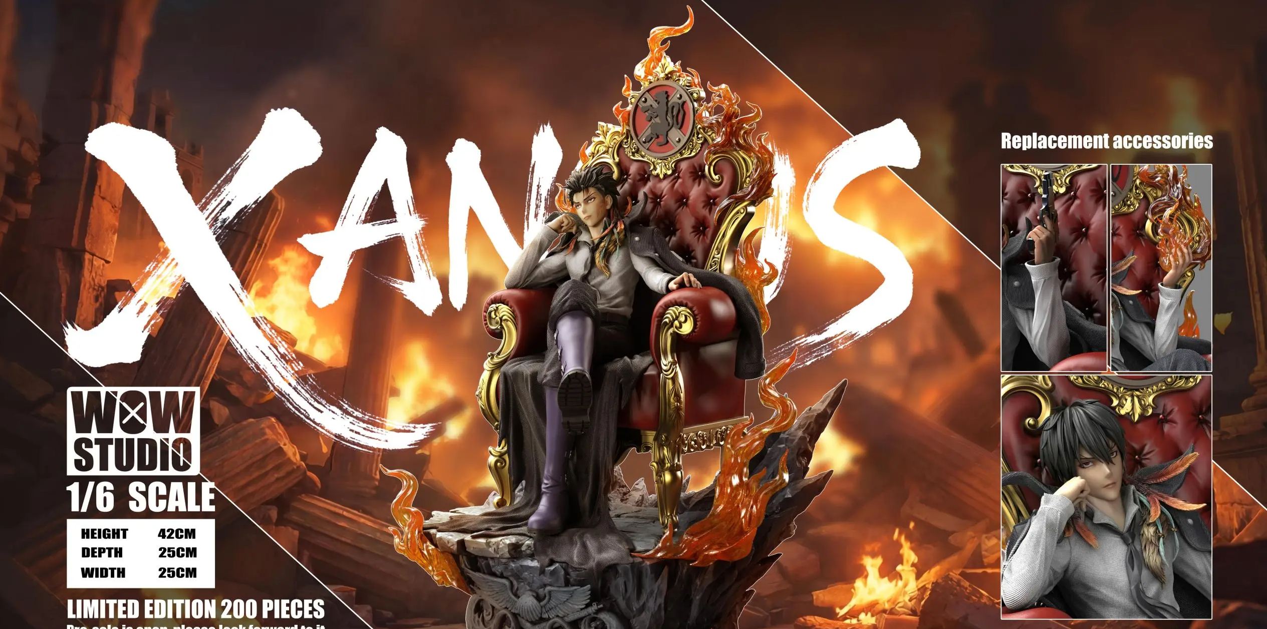 WOW Studio - XANXUS Katekyo Hitman Reborn Statue