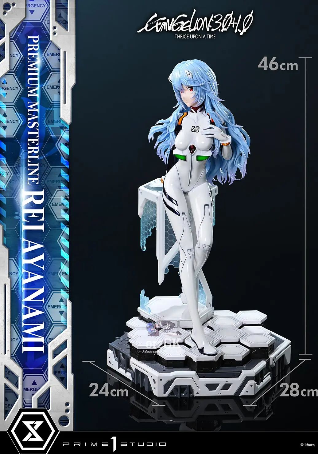 Prime 1 Studio - EVANGELION: 3.0+1.0 THRICE UPON A TIME Rei Ayanami PMEVA-02 PMEVA-02S Licensed Statue