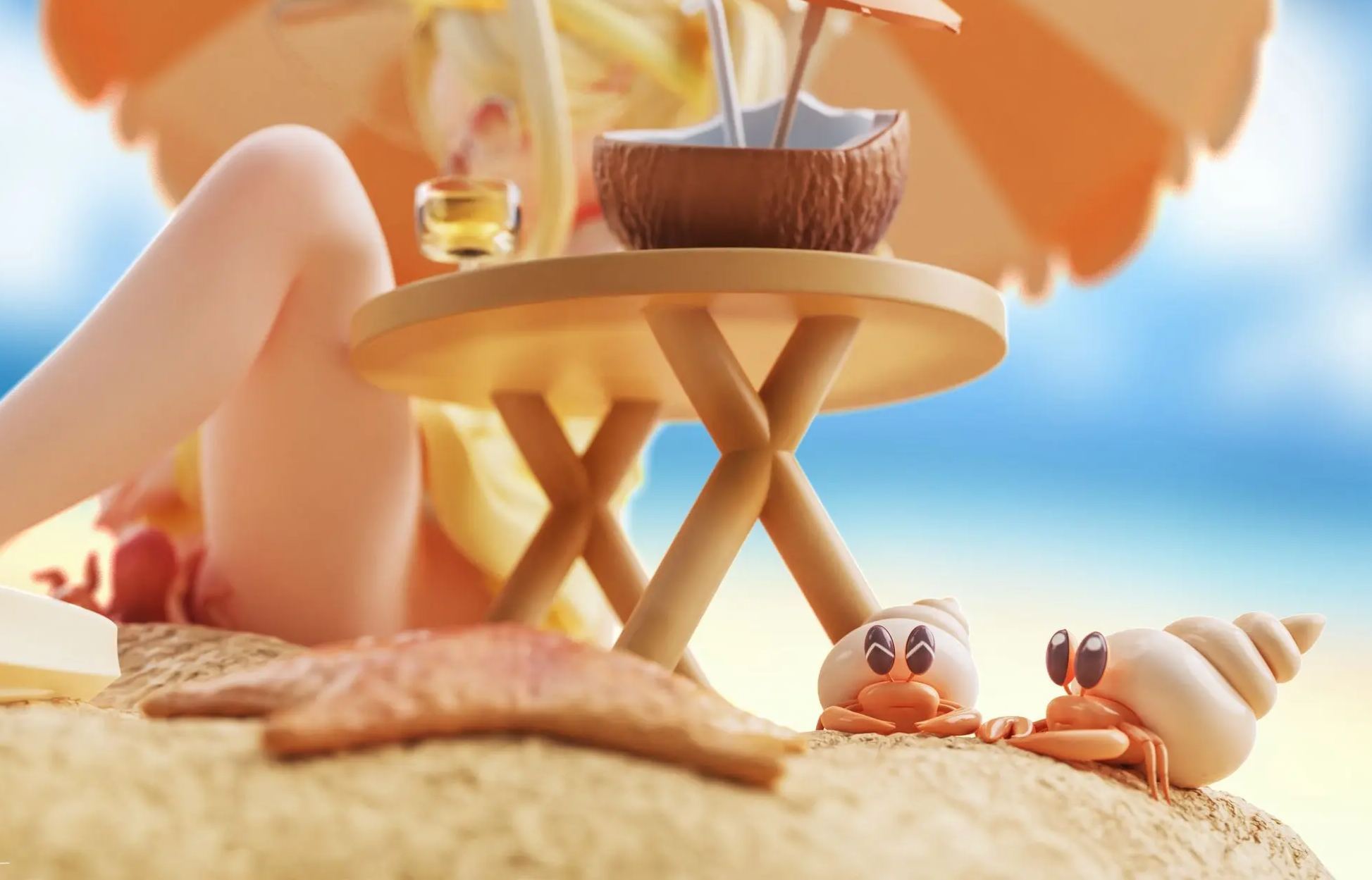 Haruhi Studio - Yurizono Seia Beach Swimsuit Blue Archive Statue