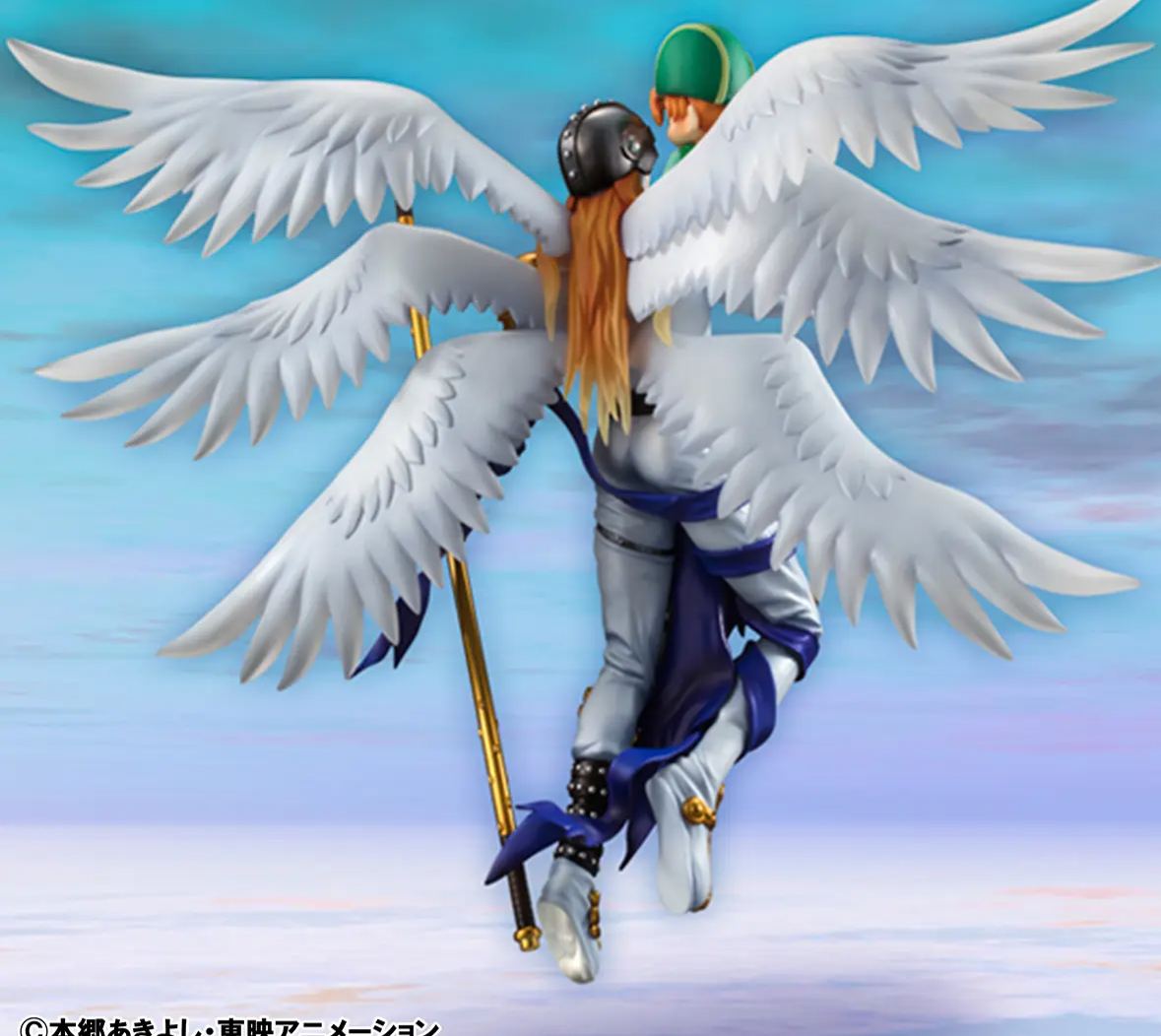 MegaHouse - G.E.M. Series Digimon Adventure Angemon X Takeru Takaishi Complete Figure Licensed Statue