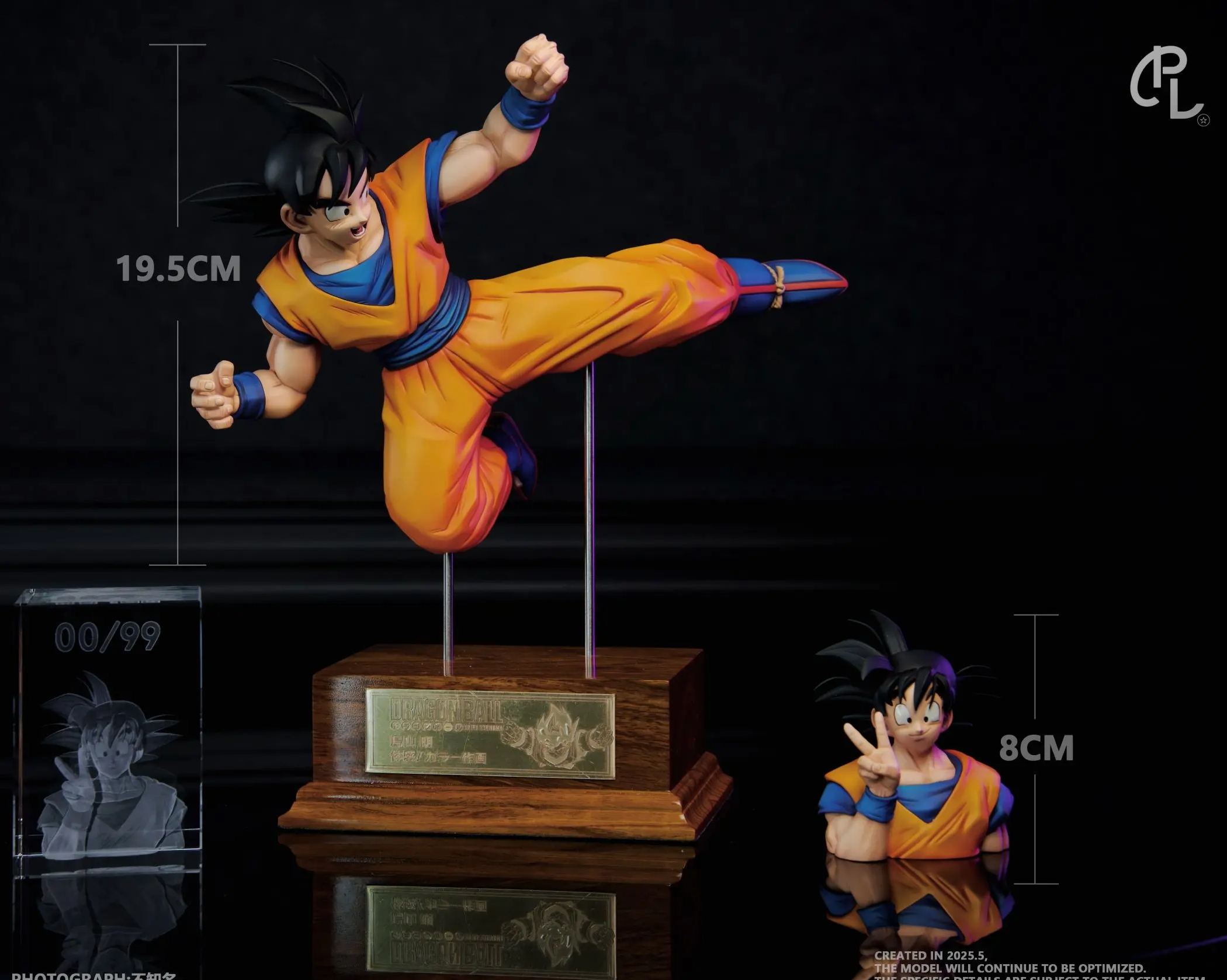 PL Studio - Son Goku Flying Kick Dragon Ball Statue