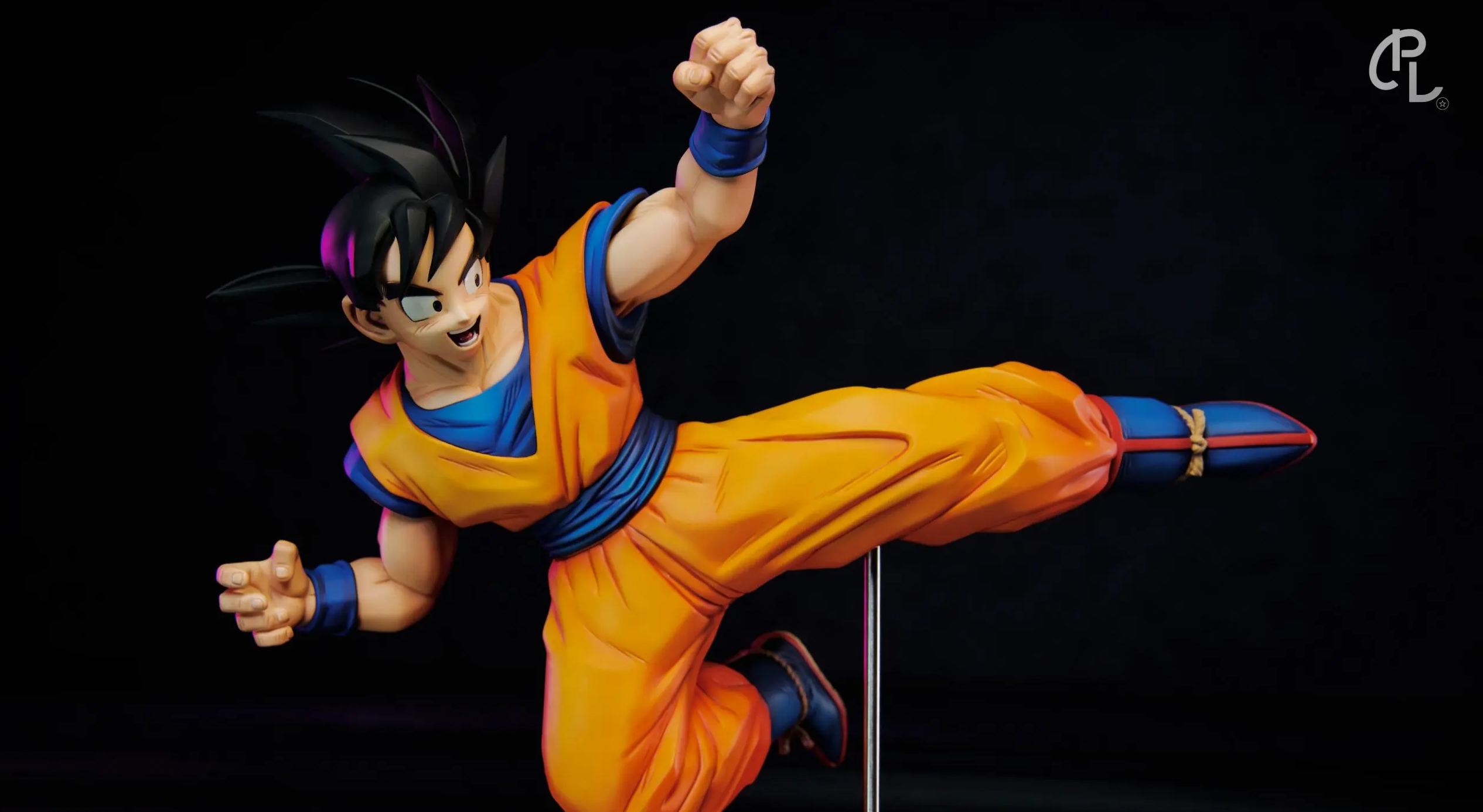 PL Studio - Son Goku Flying Kick Dragon Ball Statue