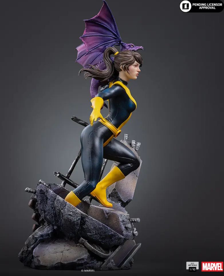 Iron Studio - Statue Kitty Pride X Lockheed - X-Men Comics - BDS Art Scale 1/10 MARCAS146526-10 (Licensed)