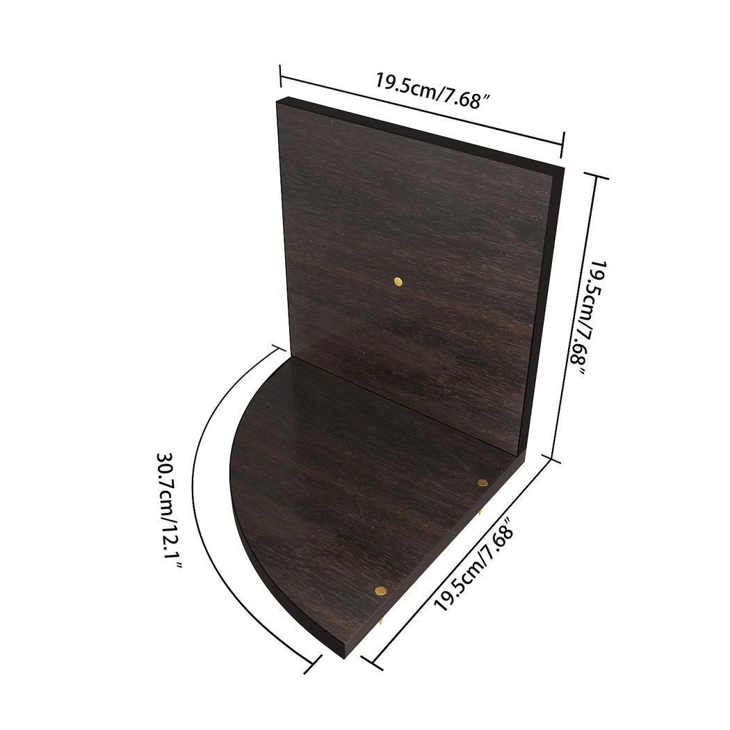 Modern 5 Tier Corner Floating Shelves Wall Mount Home Decor Display Shelf