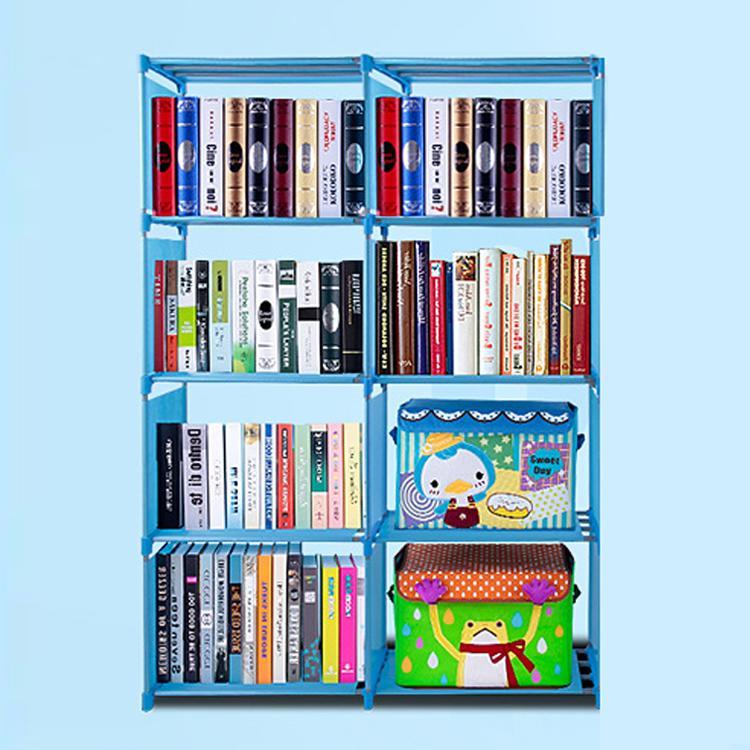 Bookcase 4 Shelf Storage Bookshelf Wood Furniture Adjustable Book Shelving