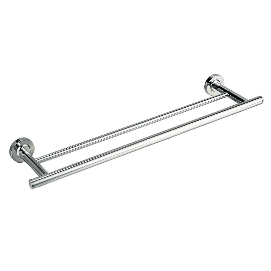 Stainless Steel Wall Mounted Bathroom Towel Rail Holder Storage Rack Shelf Bar