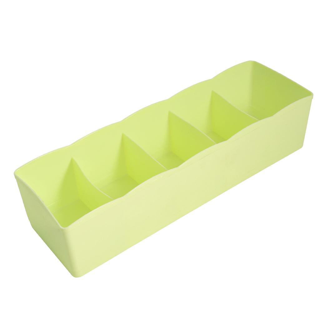 New 5 Cells Socks Underwear Ties Storage Box Bra Drawer Closet Home Organizer