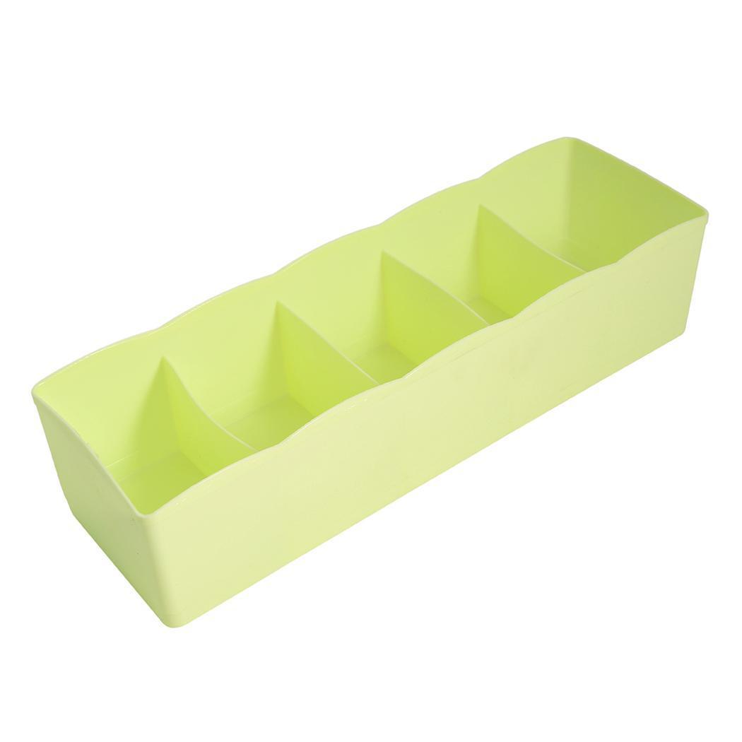 New 5 Cells Socks Underwear Ties Storage Box Bra Drawer Closet Home Organizer