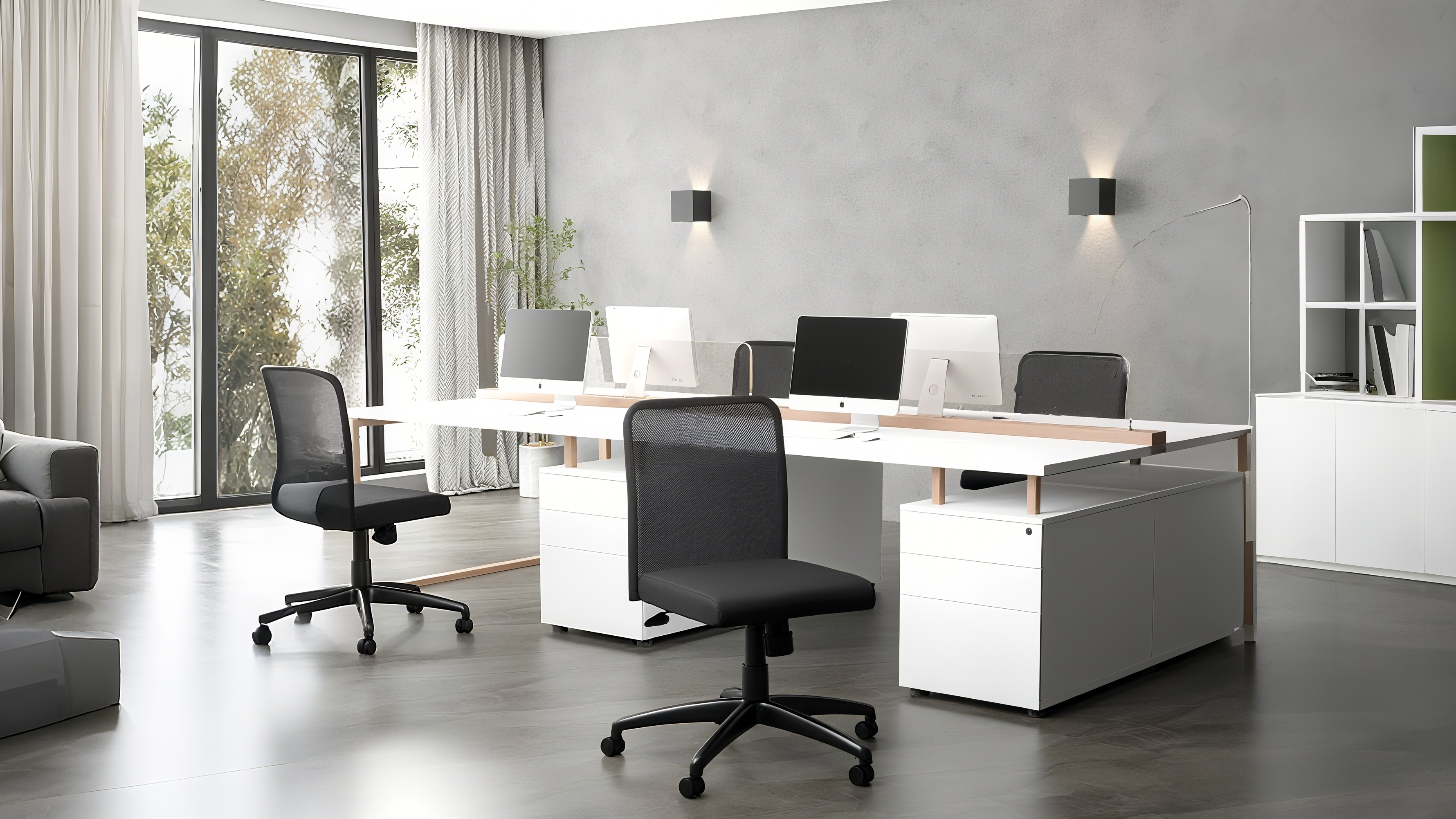 modern black office chairs | homeyfad