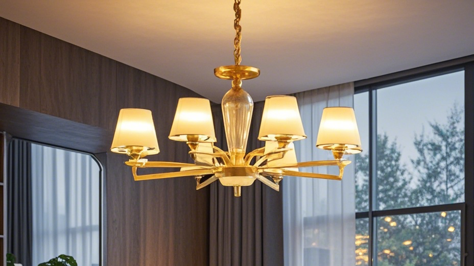 gold chandelier