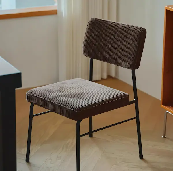Corduroy Armless Dining Chair