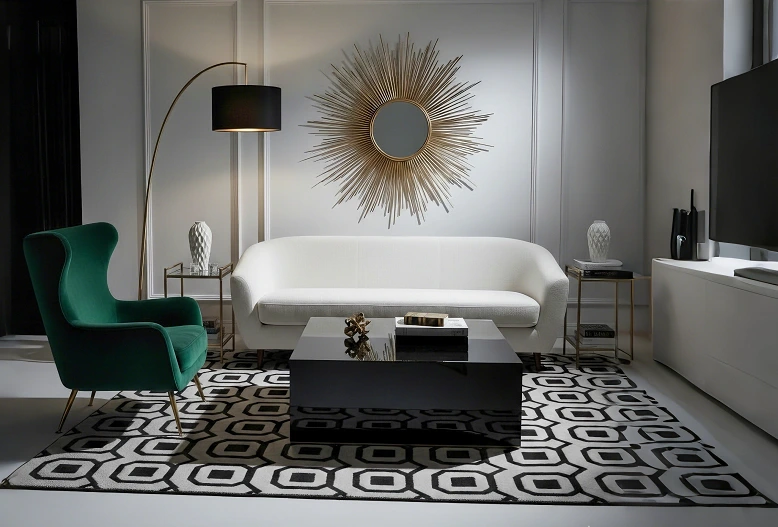 Art Deco Glam Living Room
