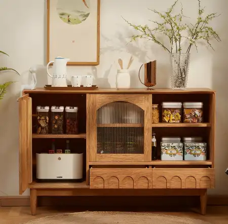 Scandinavian Wooden Sideboard