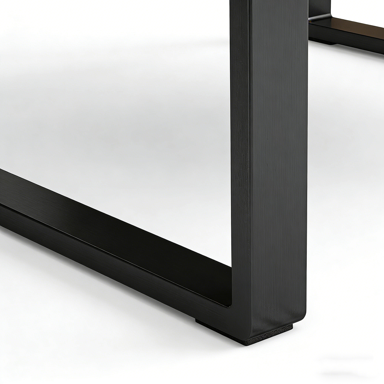 Dark Grey Modern Pillow Back Sled Base Arm Chair | homeyfad