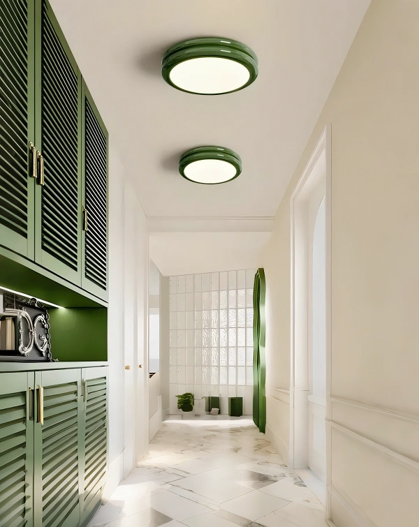 Circular Flush LED Ceiling Light for Hallway