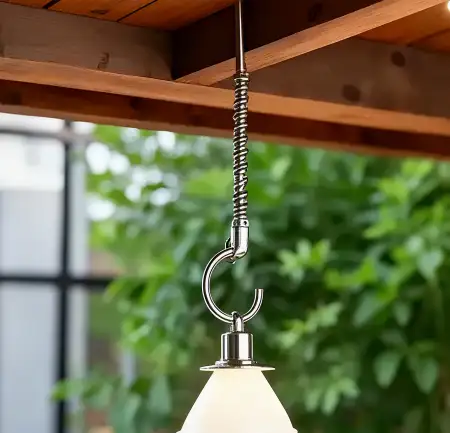 Wind-resistant Pendant Light Hooks