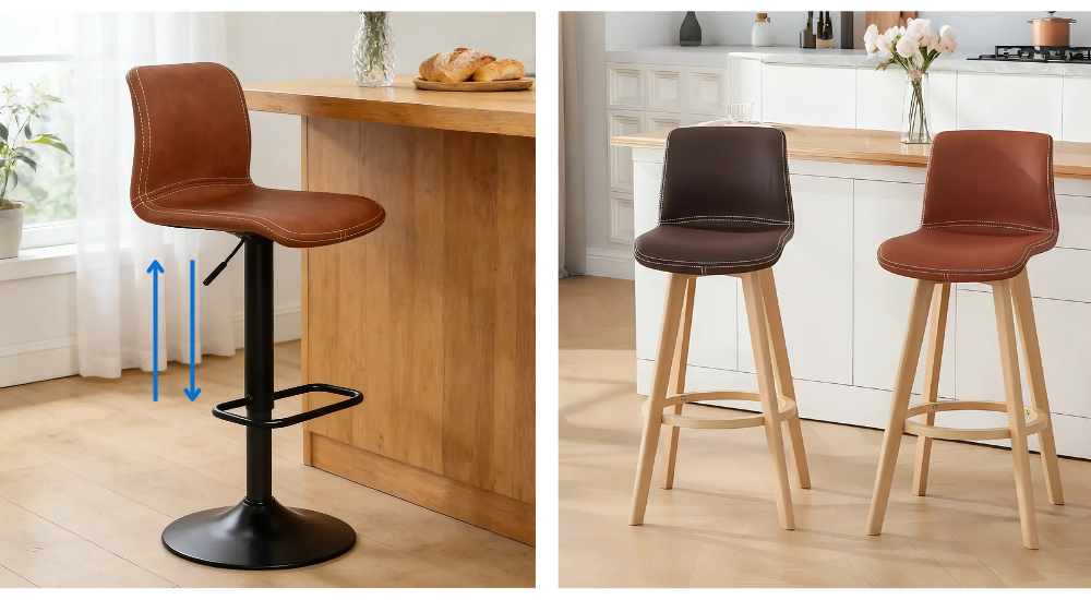 Adjustable vs. Fixed Height Bar Stool