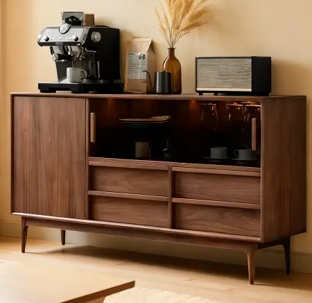 wood sideboard