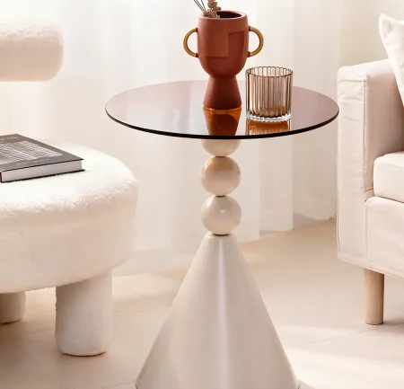 Pedestal Side Table