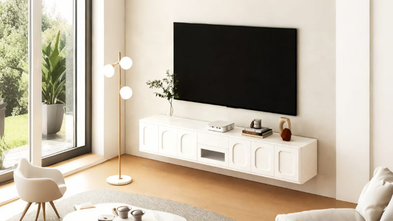 Floating TV Stand | homeyfad