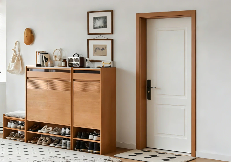 Shoe Storage for Entryway