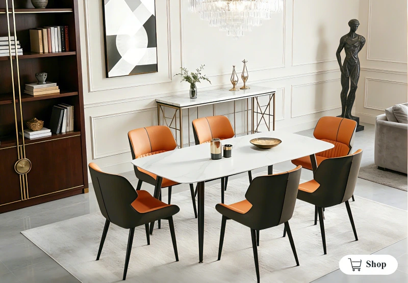 leather dining chairs