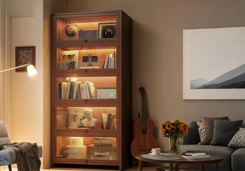 Bookcases with Glass Doors | homeyfad