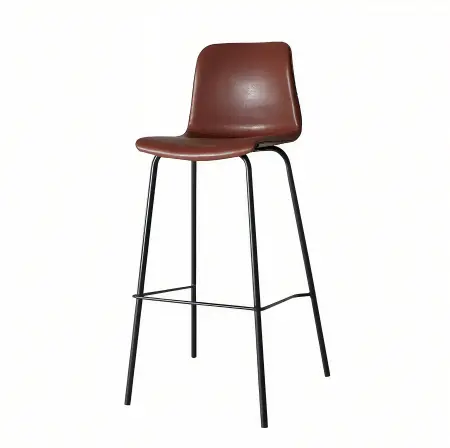 dark red bar stool