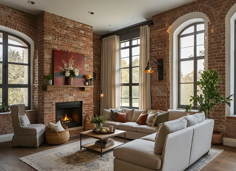 warm Industrial home