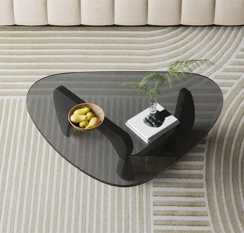 glass coffee table