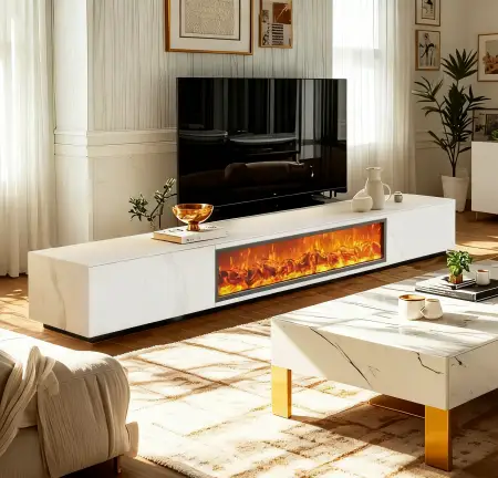 Fireplace TV Stand