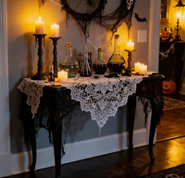 Halloween Decor with Furniture