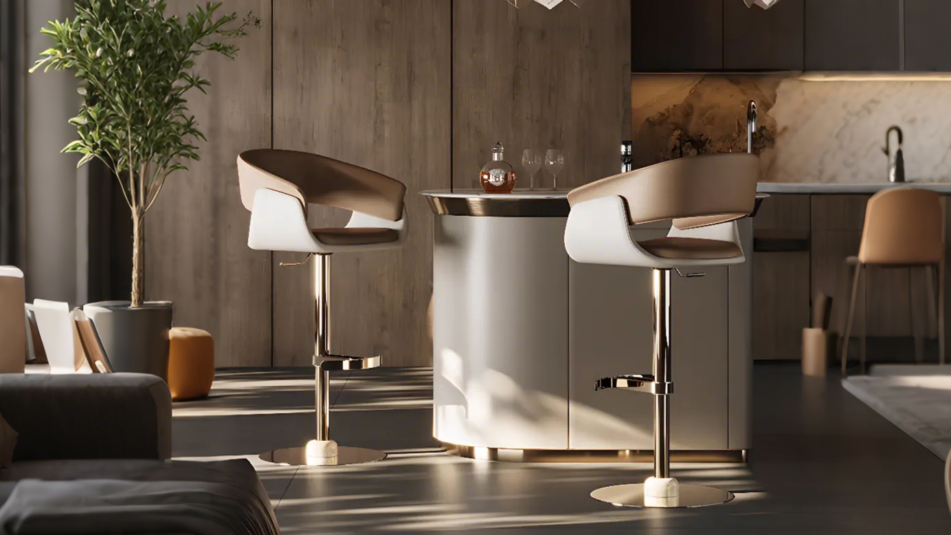 chic swivel bar stool | homeyfad
