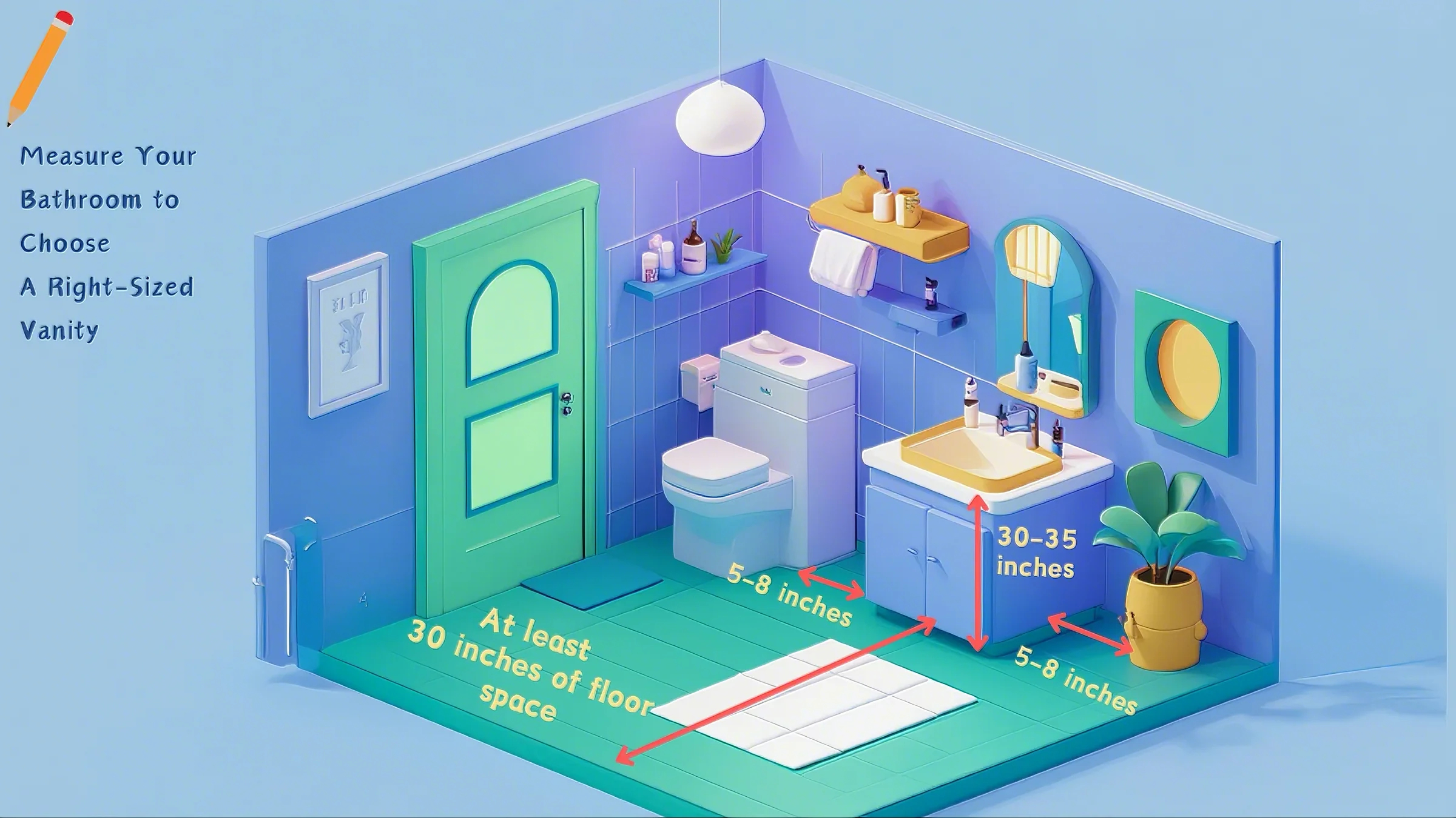  Choose the Right Bathroom Vanity Size