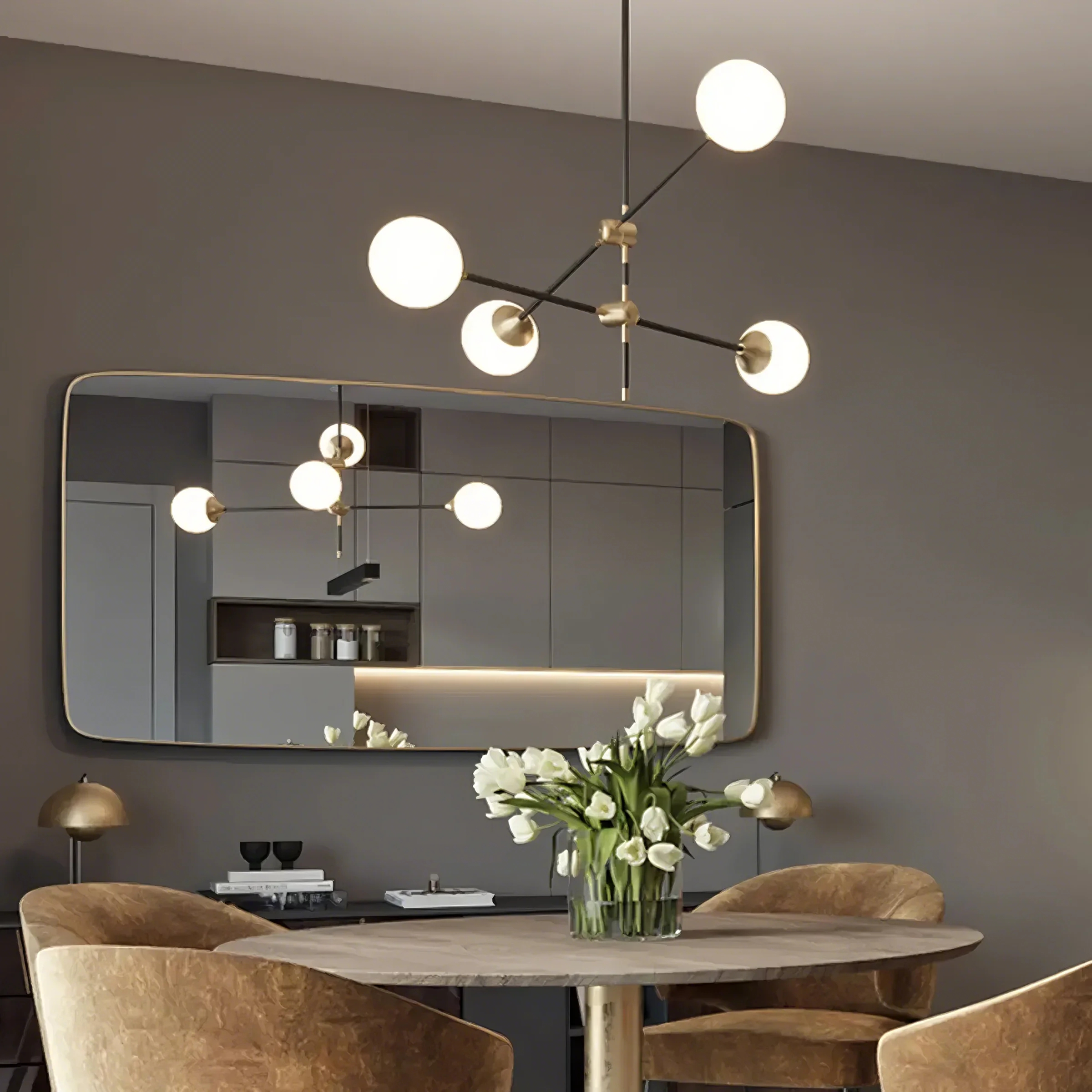 Sputnik chandelier