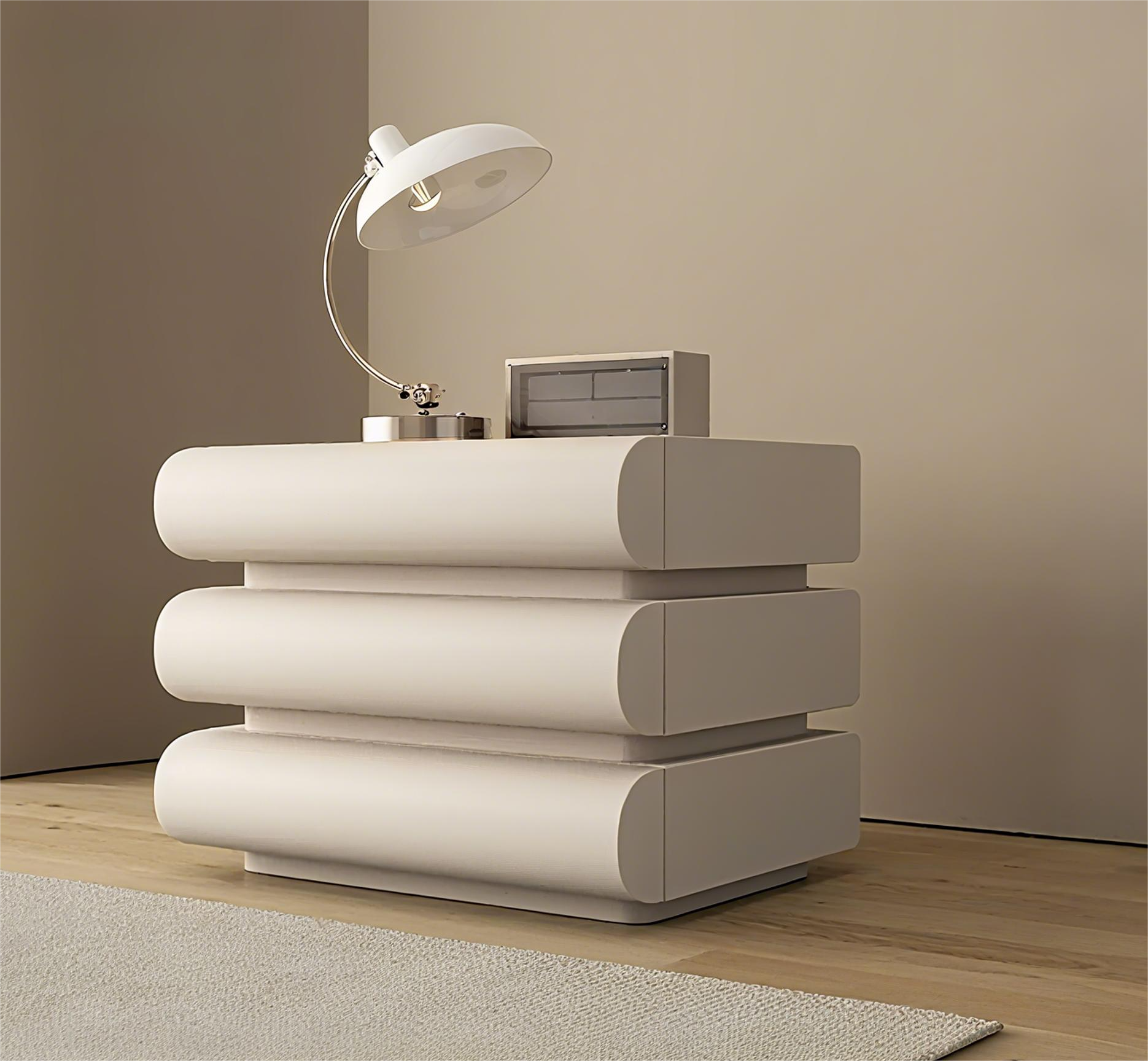 Minimalist 3-Drawer Nightstand