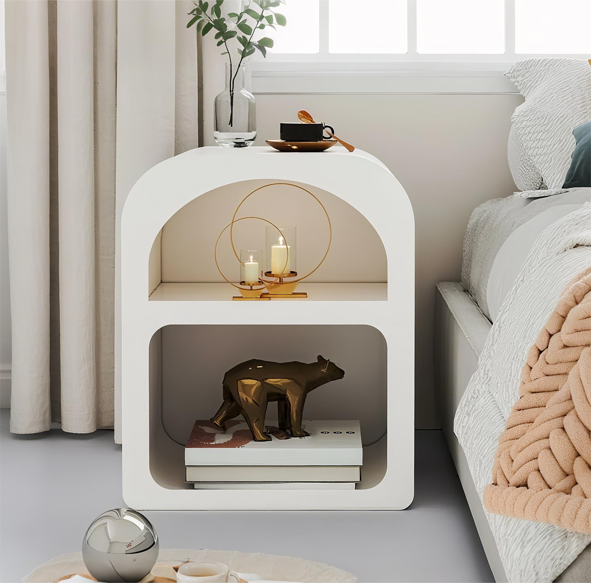white nightstand