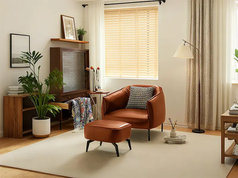 leather accent chair