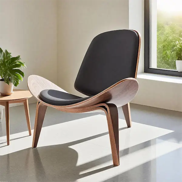 Accent Chair with Wood Frame