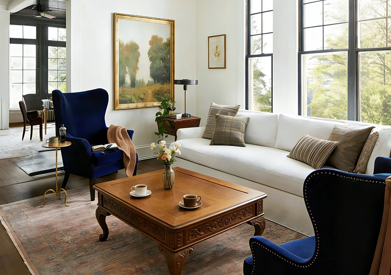 Classic Style with White Sofa