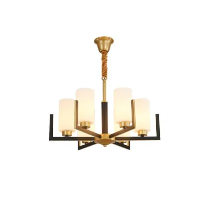 Modern Industrial Metal Chandelier for Living Room Image - 5