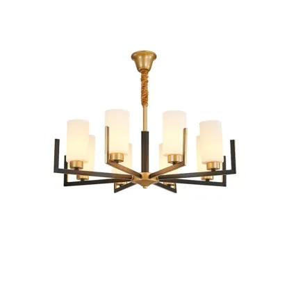 Modern Industrial Metal Chandelier for Living Room Image - 6