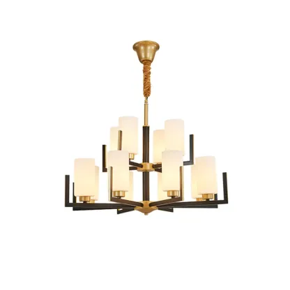 Modern Industrial Metal Chandelier for Living Room Image - 8