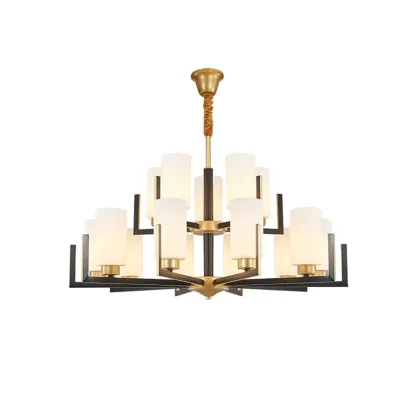 Modern Industrial Metal Chandelier for Living Room Image - 9